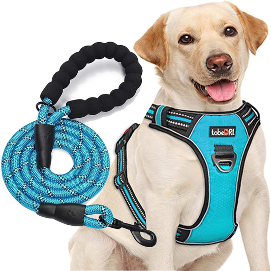 Adjustable No‑Pull Dog Harness